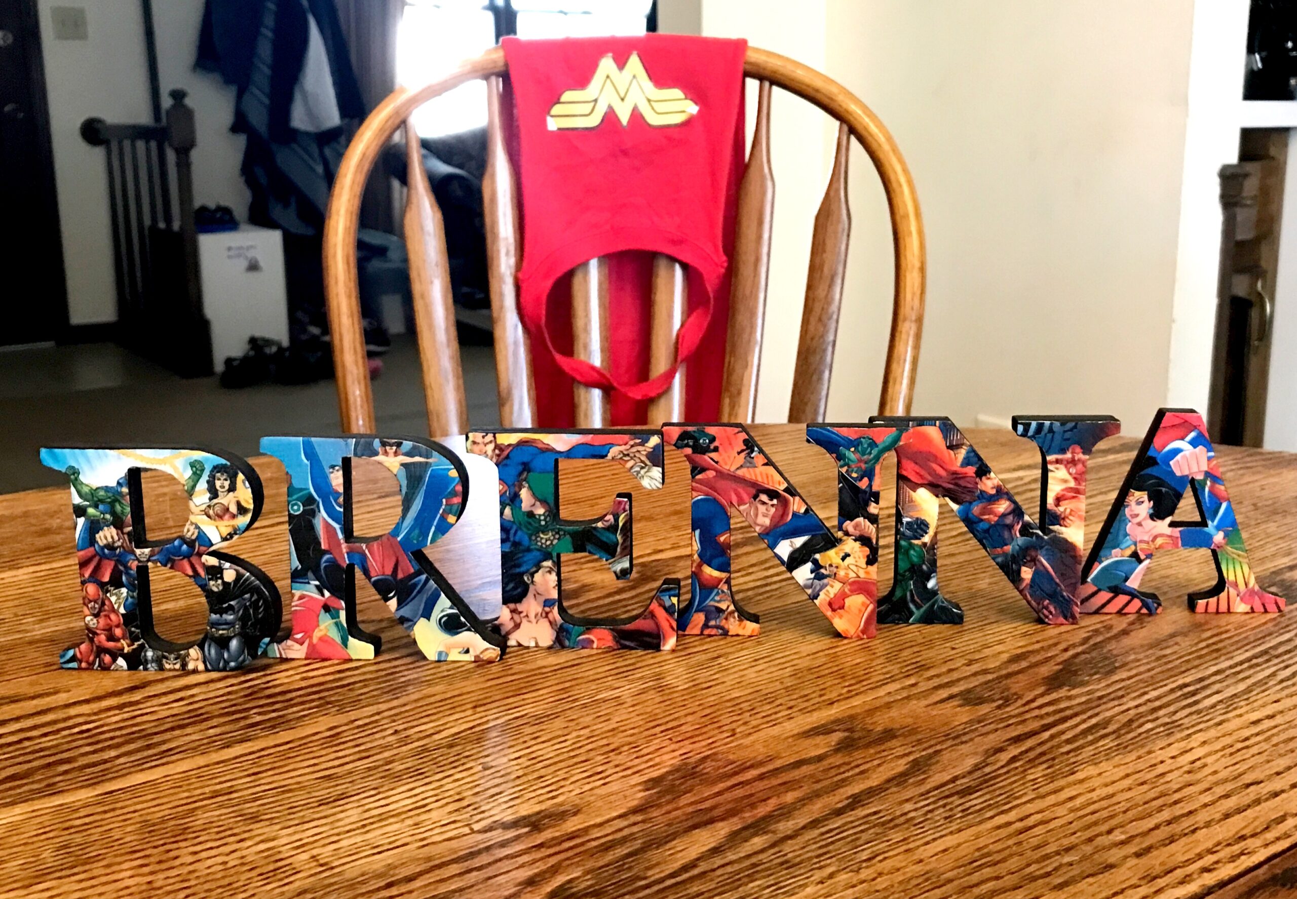 Super Hero Name Super Hero Name Decoration