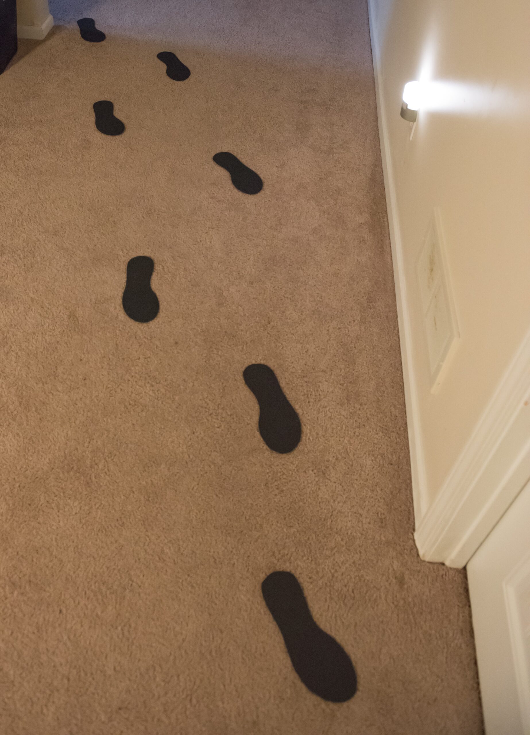 Villain's Footprints Scooby Doo Party Activity