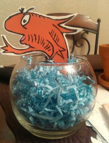 Fish Table Decoration Cat in the Hat Table Decoration
