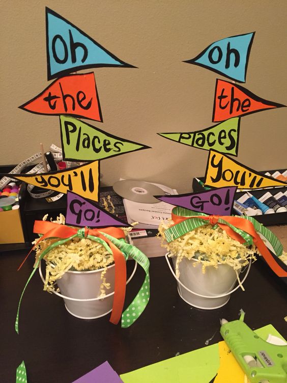 Places You'll Go Table Decoration Oh the Places You'll Go Party Decorations