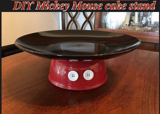 Mickey Mouse Cake Serving Plate Mickey Mouse Cake Serving Plate