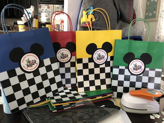 Roadster Mickey Goody Bags Mickey and the Roadster Racers Goody Bags
