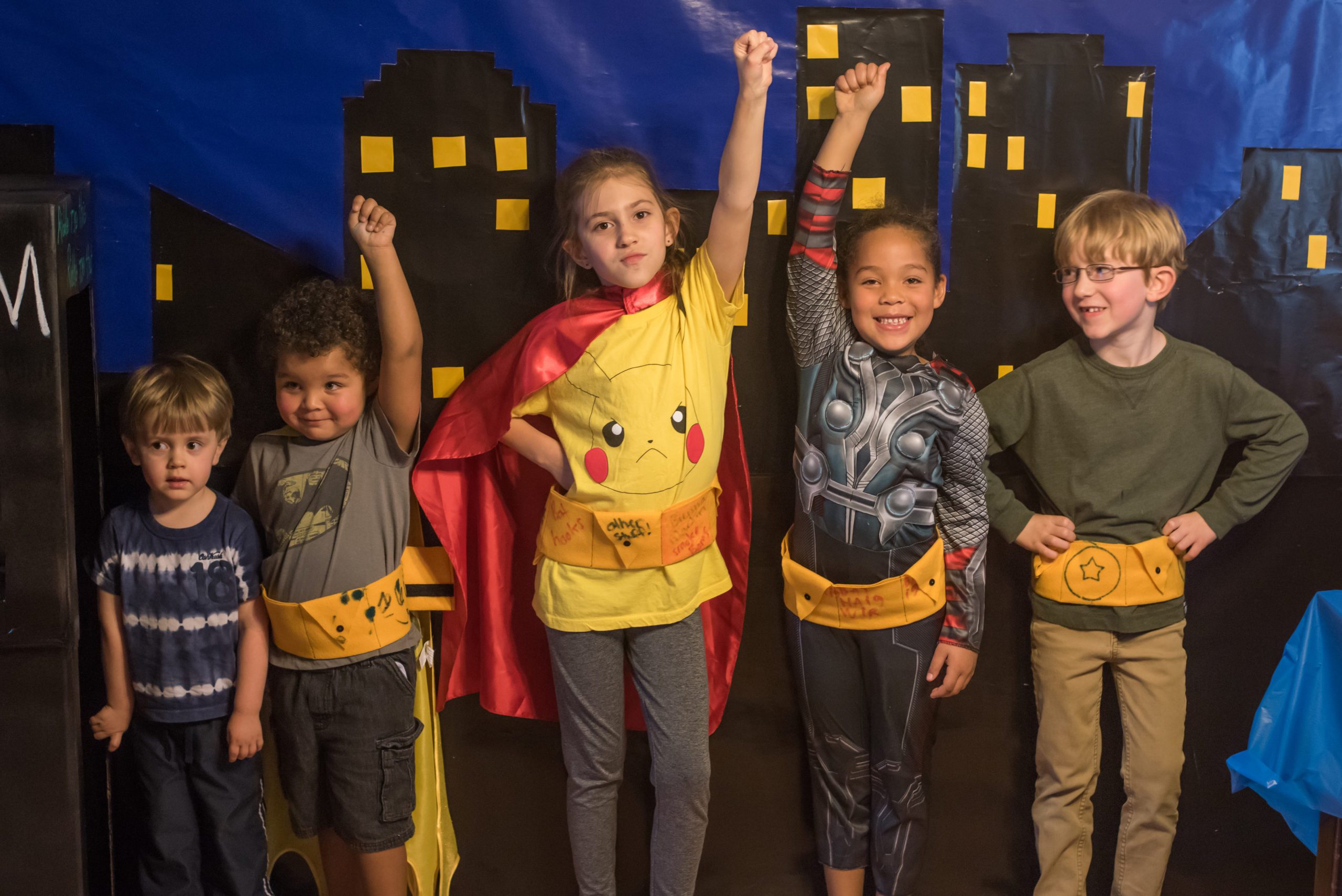 Enjoying the Batman Party! Batman Birthday Party