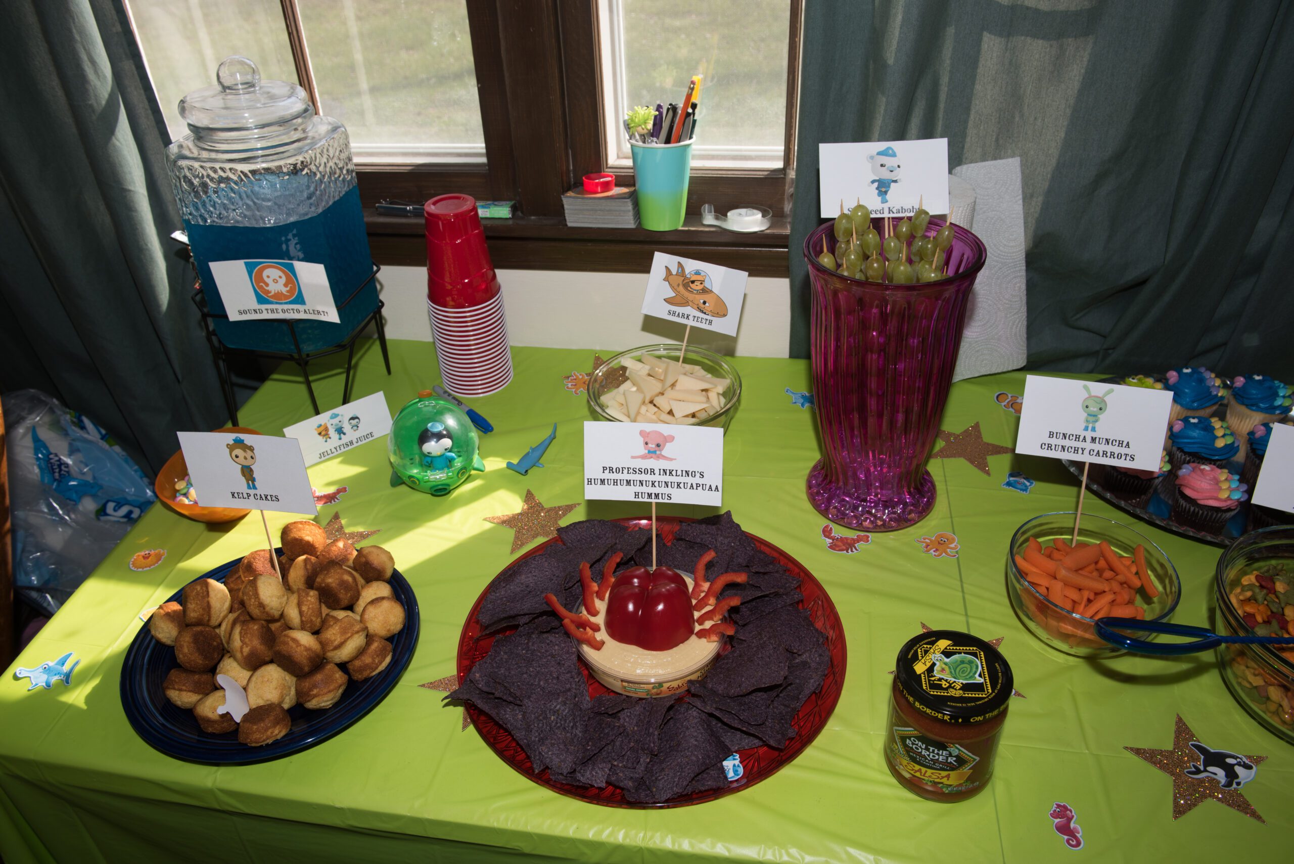 Snack Table Ocean Party Food