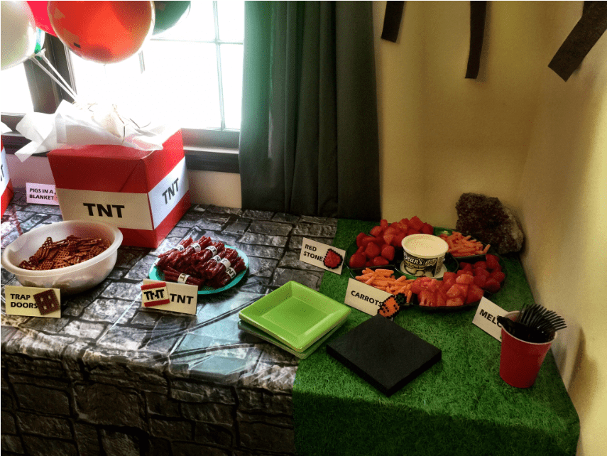 TNT Box Minecraft TNT Party Decoration